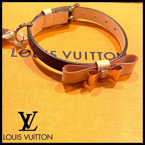 louis vuitton extra large dog collar|louis vuitton dog collar leash.